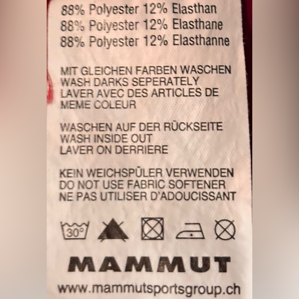 Mammut Crimson mid-layer Half-Zip long sleeve Pullover Women’s size L - Picture 13 of 14